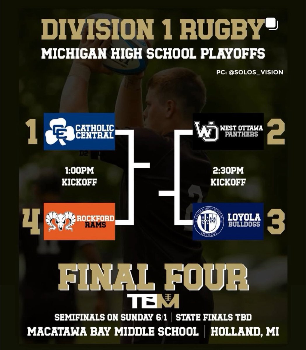 Aaron Babicz '93 (@detroitccad) on Twitter photo THE JOURNEY FOR <a href="/DCCRugby/">DetroitCCRugby</a> CONTINUES TODAY AT 1;00PM IN HOLLAND. RAMS ON THE CLOCK!!
Have fun. Play with heart and class.
#CCpride #SmashMouthRugby THE JOURNEY FOR <a href="/DCCRugby/">DetroitCCRugby</a> CONTINUES TODAY AT 1;00PM IN HOLLAND. RAMS ON THE CLOCK!!
Have fun. Play with heart and class.
#CCpride #SmashMouthRugby