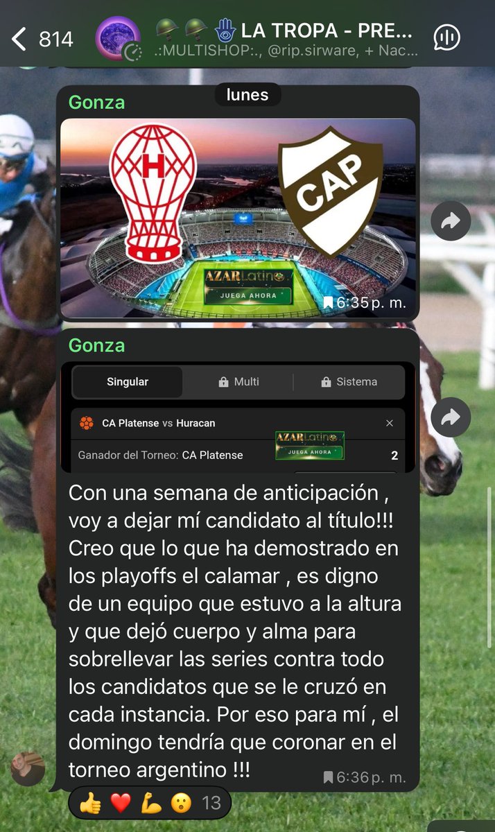 Astro_Psicolog1's tweet image. Cuando mi astrología falla…
(Para mi Huracán era el campeón)
Por supuesto lo hago público ya que no me mueve un pelo errar, siempre con humildad.
Por otra lado uno de los Tipster más antiguos de la tropa avisó hace una semana que @caplatense sería el campeón ✅ #Gonza ✍️♥️🪬✅
