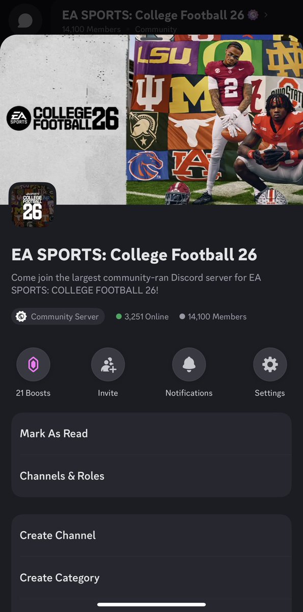 Brad (@bmshrr) on Twitter photo Thank YOU to those who helped us reach 14,000 members on the <a href="/EASPORTSCollege/">EASPORTSCollege</a> community Discord! Onward to 15,000!
discord.gg/eacfb Thank YOU to those who helped us reach 14,000 members on the <a href="/EASPORTSCollege/">EASPORTSCollege</a> community Discord! Onward to 15,000!
discord.gg/eacfb
