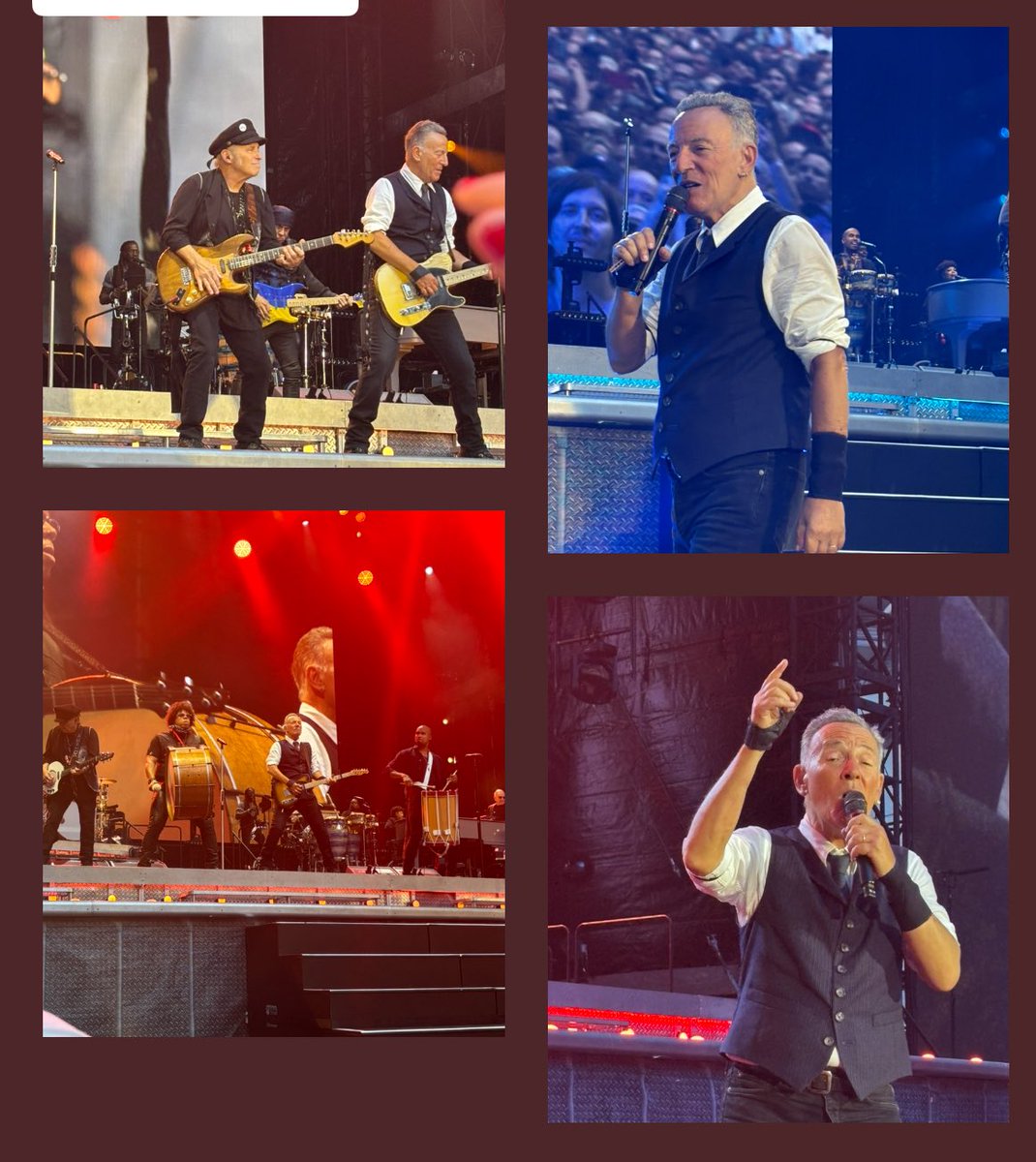 Daniele (@danielebillet85) on Twitter photo Il a enflammé le Vel pendant 3 heures avec son énergie, sa musique, sa voix et ses mots … Merci Bruce 🙏 <a href="/springsteen/">Bruce Springsteen</a> <a href="/BruceTour2025/">EU Bruce Tour 2025</a> <a href="/BruceTourNews/">Bruce Springsteen's Tour News</a> #brucespringteen <a href="/orangevelodrome/">Orange Vélodrome 🏡</a> #TheBoss Il a enflammé le Vel pendant 3 heures avec son énergie, sa musique, sa voix et ses mots … Merci Bruce 🙏 <a href="/springsteen/">Bruce Springsteen</a> <a href="/BruceTour2025/">EU Bruce Tour 2025</a> <a href="/BruceTourNews/">Bruce Springsteen's Tour News</a> #brucespringteen <a href="/orangevelodrome/">Orange Vélodrome 🏡</a> #TheBoss