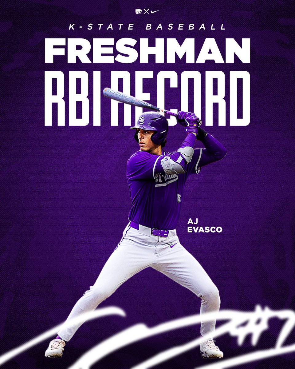 Record. Breaker. 

<a href="/aj_evasco/">Aj Evasco</a> hits his 11th homer of the year to break the freshman home run and RBI records!