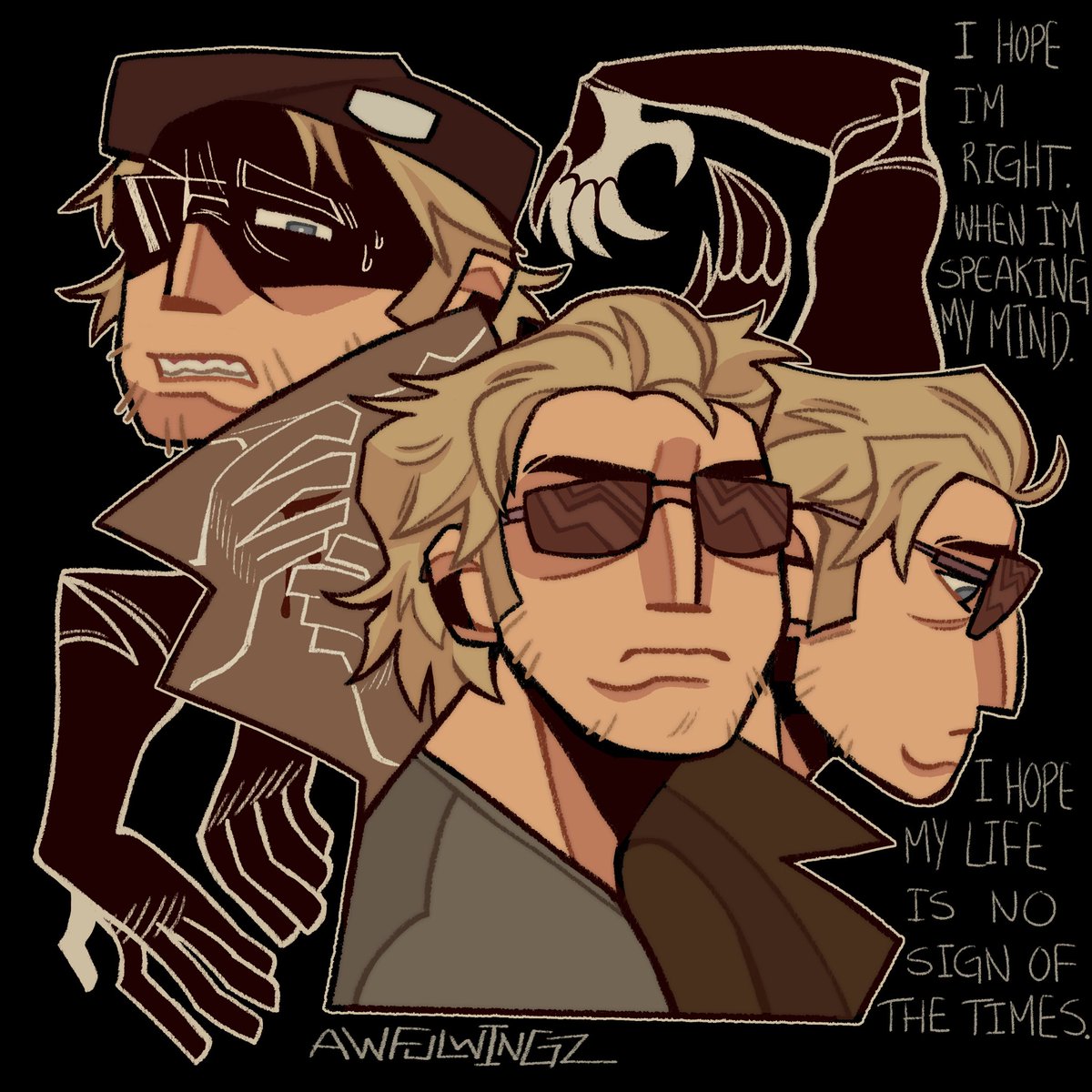 dracukong's tweet photo. [[ i don’t want to see 
the good in all those things. ]] 

// Been chipping away at this for the majority of this past month… very proud of the results! 🎉

[ #metalgearsolid ] https://t.co/jLr9d4CodP