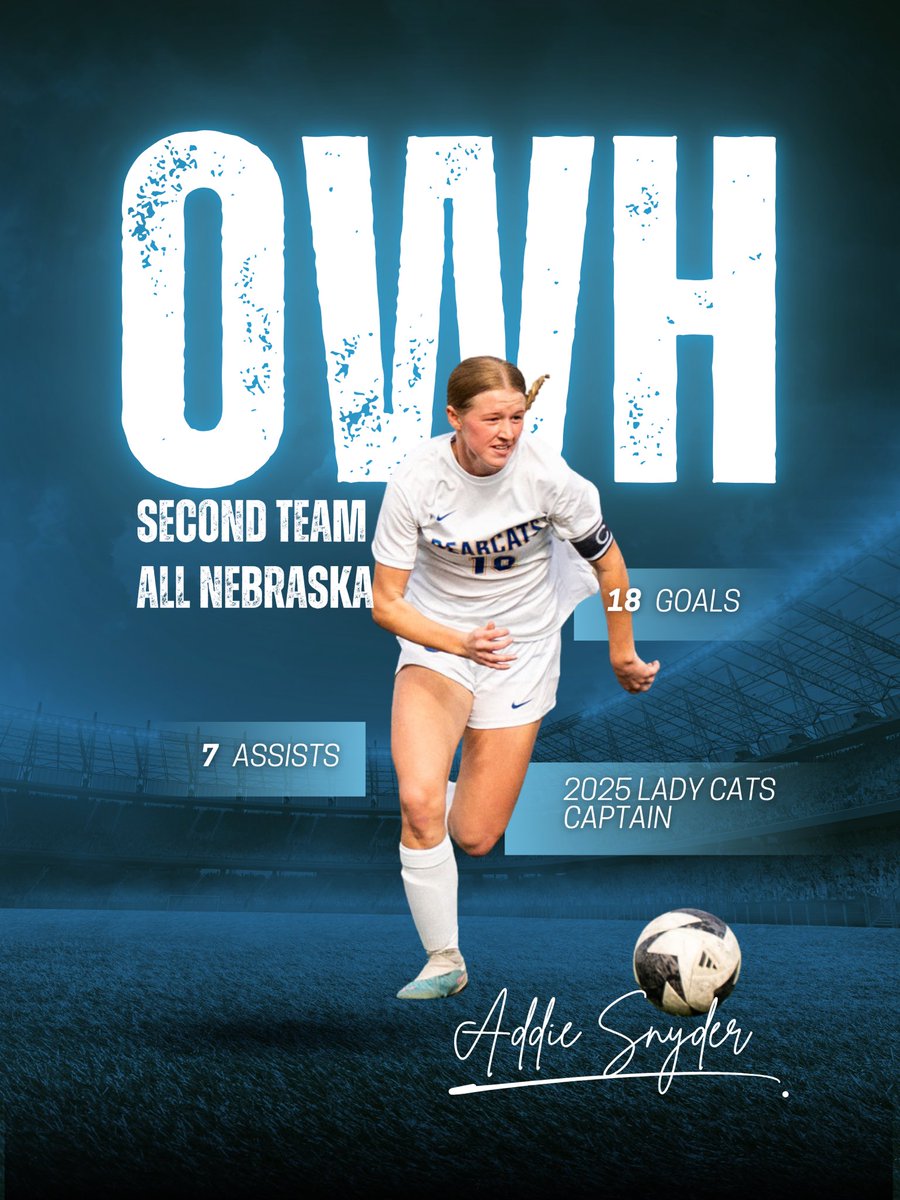 Congratulations to Reese Holscher &amp; Addie Snyder for making Second Team All Nebraska for the <a href="/OWHnews/">Omaha World-Herald</a> - Incredible work this season and still one season to go!