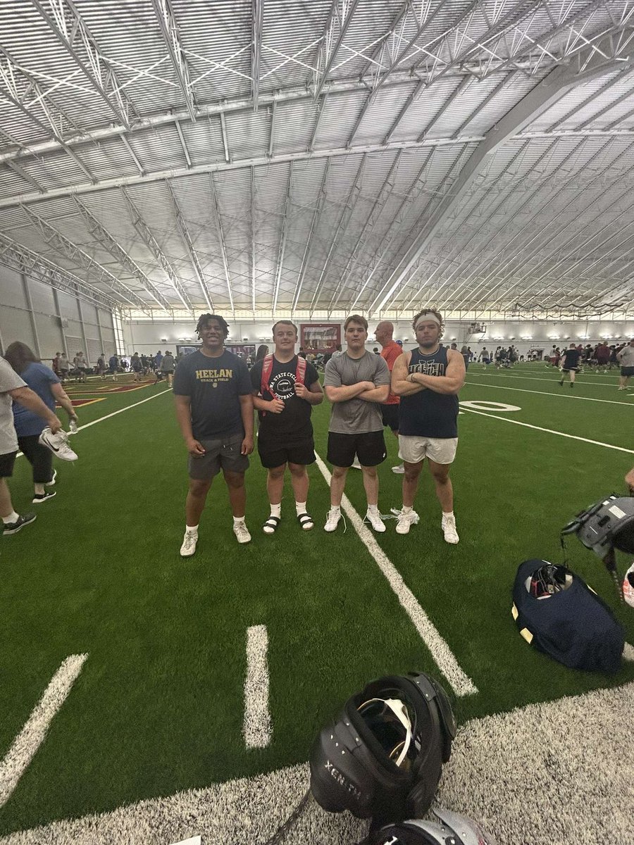 Had a great time at the Iowa state big man camp this weekend. Thank you for the opportunity!@CycloneFB