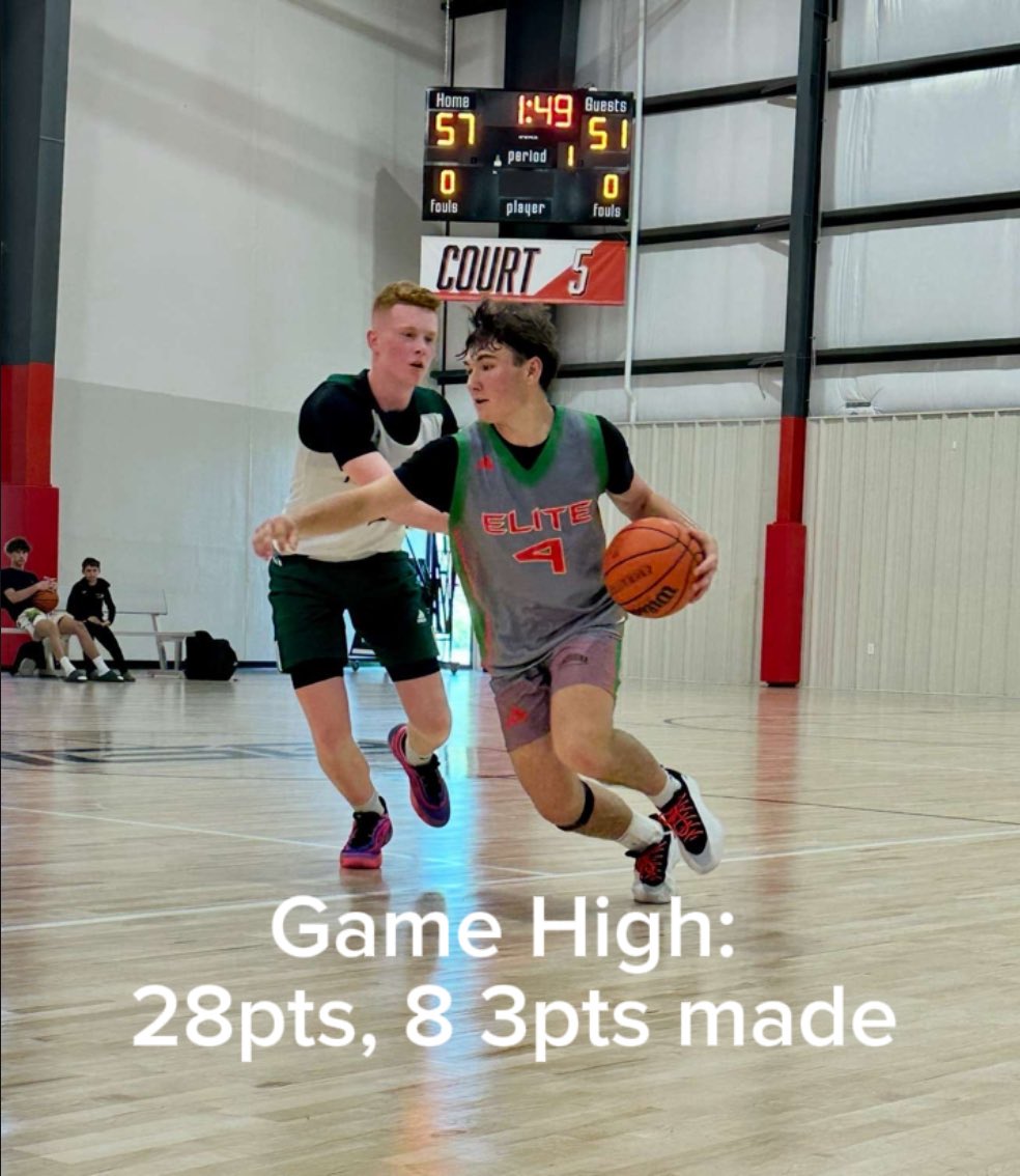 Indiana Elite Wetzel 
<a href="/grantlindemann4/">Grant Lindemann</a> 
23 GP
FG 110 For 225 - 49%
3pt 58 For 138 - 42%
FT 18 For 26 - 70%
PPG- 12.8
RPG- 2.5
APG- 2.9

lindeg27@shcsc.k12.in.us

hudl.com/video/3/210157…