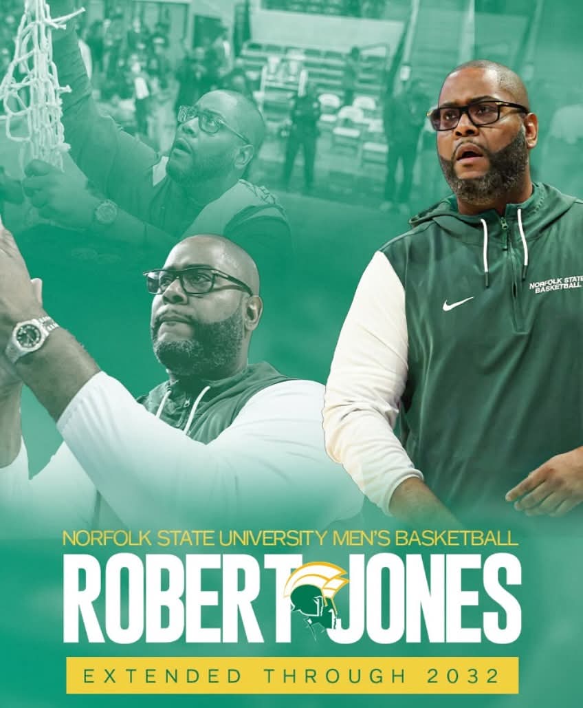 Norfolk State Coach Robert Jones Contract extension through 2032
* $482,000 plus $40,000 from guarantee games totaling $522,000
* $25,000  MEAC Tournament win/NCAA appearance
* $10,000 MEAC regular season Championship

 Confirmed 100% by HBCU Premier Sports