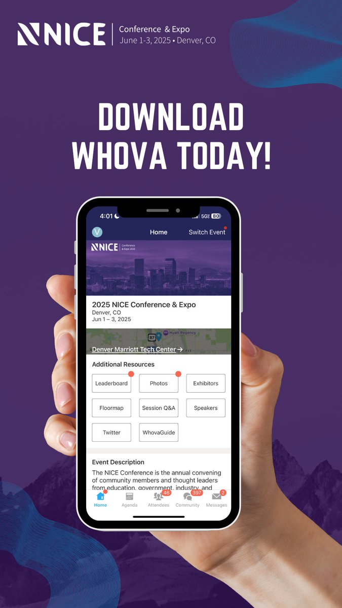 Have you downloaded the Whova app for #NICECyberCon25 ? You can update your photo, bio, affiliation, and even link your LinkedIn to connect with others and get the most from the conference.

Download Whova today!📱
