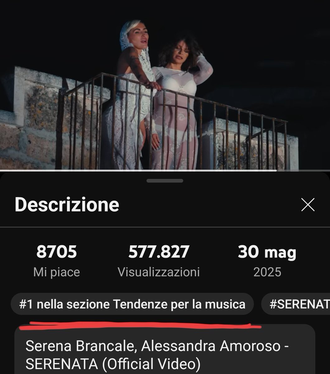 Siete la tendenza #SERENATA