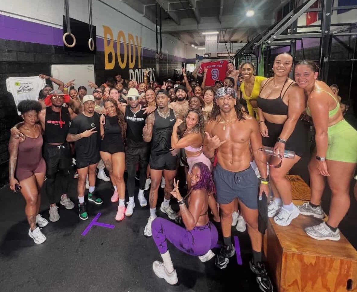 Tpindell's tweet photo. Just wrapped up an amazing time at the Ebony Fitness event 💪🏾🔥 Great vibes, strong community, and serious gains. Black excellence in motion! ✊🏾🏋🏾♂️ #EbonyFitness #HealthIsWealth #EbonyFitWeekend https://t.co/3Ky34FgynW