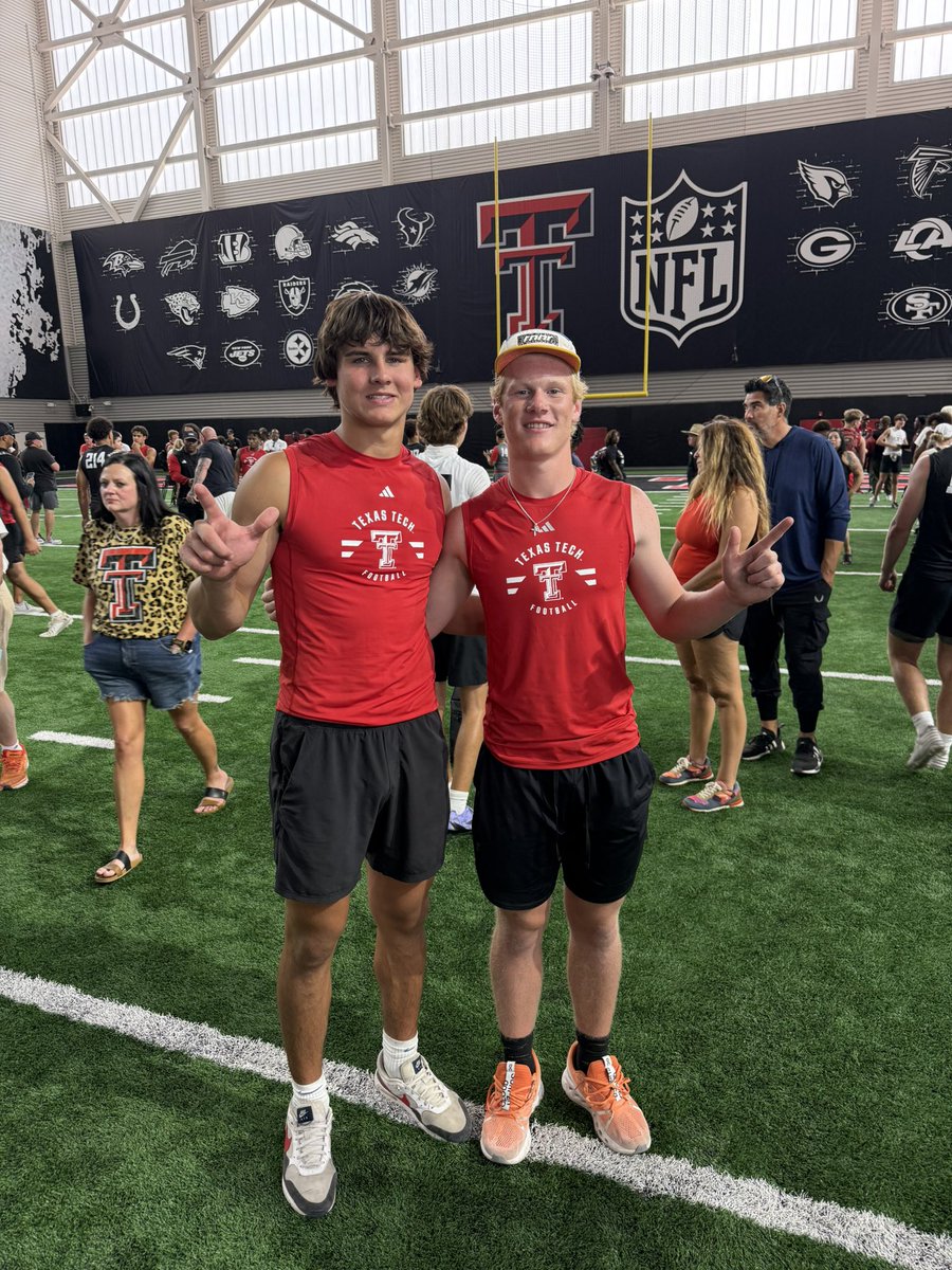 Craig Smith (@csmithbball) on Twitter photo These two did their thing in the hot sun at the Texas Tech Camp! Long summer ahead and many more camps to come! Thanks to <a href="/JoeyMcGuireTTU/">Joey McGuire 🌵</a> and the staff! <a href="/Smith_Gray2027/">Grayson Smith</a> <a href="/CaysonMaupinQB/">Cayson Maupin</a> <a href="/FootballSvale/">Sunnyvale Football</a> <a href="/ChrisSmith_911/">Chris Smith</a> <a href="/M_makesha/">Makesha Maupin</a> These two did their thing in the hot sun at the Texas Tech Camp! Long summer ahead and many more camps to come! Thanks to <a href="/JoeyMcGuireTTU/">Joey McGuire 🌵</a> and the staff! <a href="/Smith_Gray2027/">Grayson Smith</a> <a href="/CaysonMaupinQB/">Cayson Maupin</a> <a href="/FootballSvale/">Sunnyvale Football</a> <a href="/ChrisSmith_911/">Chris Smith</a> <a href="/M_makesha/">Makesha Maupin</a>