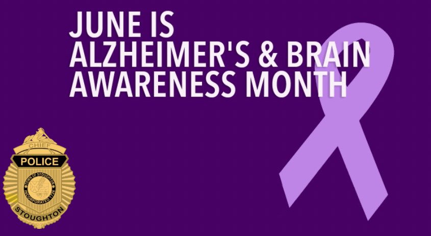 🧠💜 June is Alzheimer’s &amp; Brain Awareness Month 💜🧠
Stoughton PD stands with families affected by Alzheimer’s &amp; dementia. Learn the signs, support caregivers, &amp; help us create a safer, more informed community.
Let’s #ENDALZ together.
#StoughtonPD #KnowTheSigns #BrainHealth