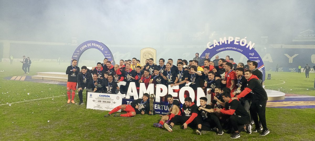 Pablo90Garcia's tweet photo. Salud Club Libertad, Campeón del Torneo Apertura 2025 🏆 26 https://t.co/KFIPaXE4JS