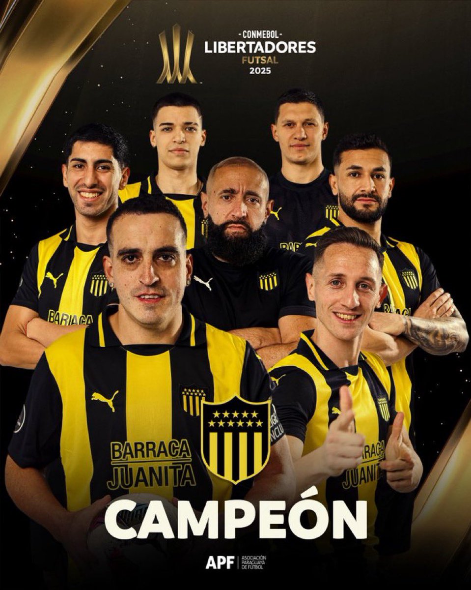 PEÑAROL CAMPEÓN DE AMÉRICA 

FELICITACIONES AL FUTBOL SALA

🏆 Salu Campeón 

🌕🌑
