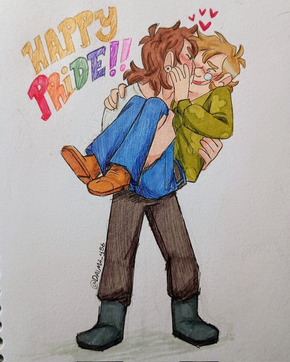 DAIMA_456's tweet image. HAPPY PRIDE MONTH!!!🏳️‍🌈🏳️‍🌈🎉🎉
#fiddlestan #billford #PrideMonth
