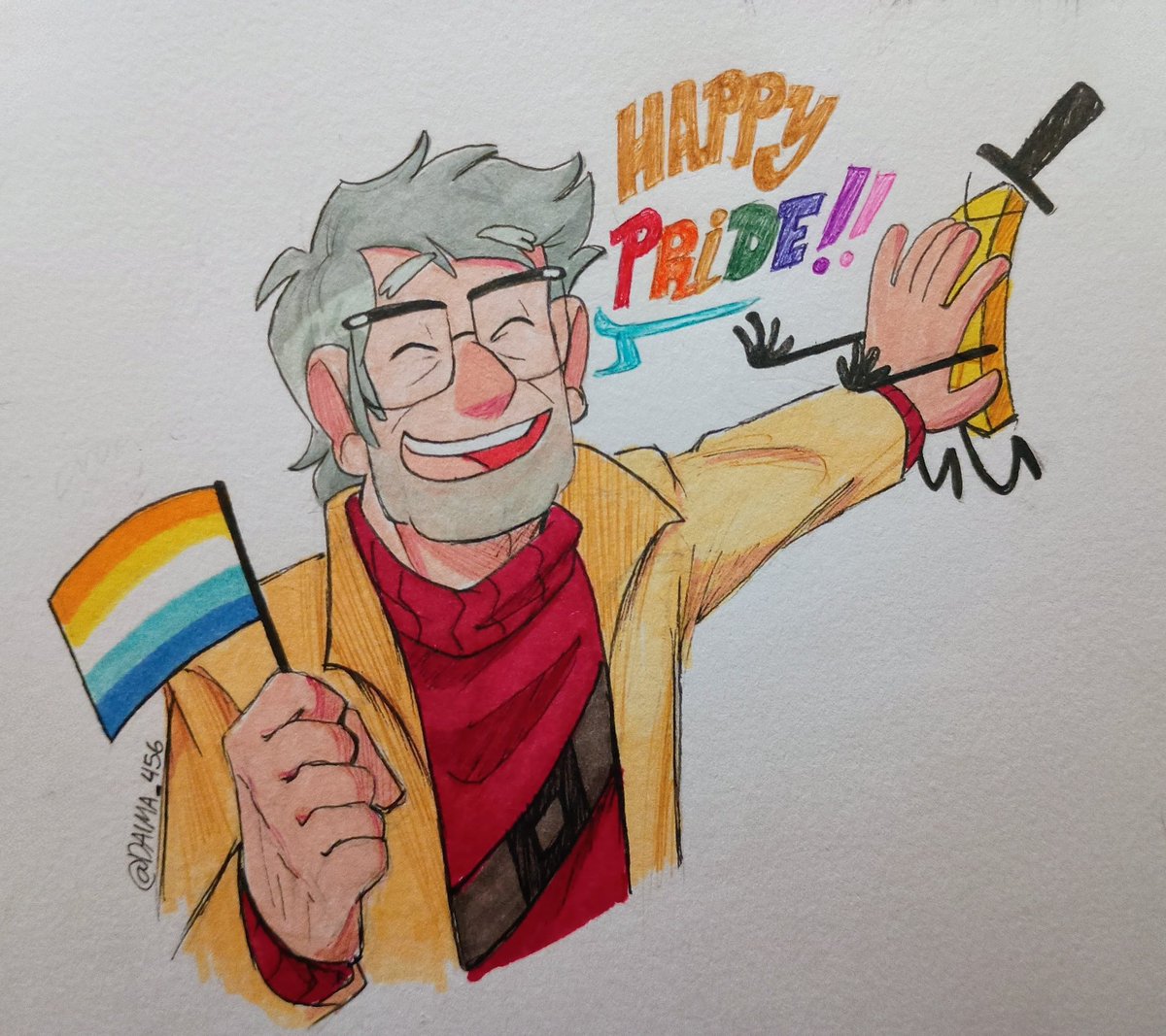 DAIMA_456's tweet image. HAPPY PRIDE MONTH!!!🏳️‍🌈🏳️‍🌈🎉🎉
#fiddlestan #billford #PrideMonth