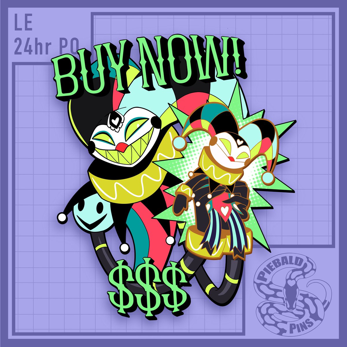 My June surprise design is up! Available to the public for 24 hours only- then it moves to Patreon!

#HelluvaBoss #robofizz #HelluvaBossFanart #Fizzarolli