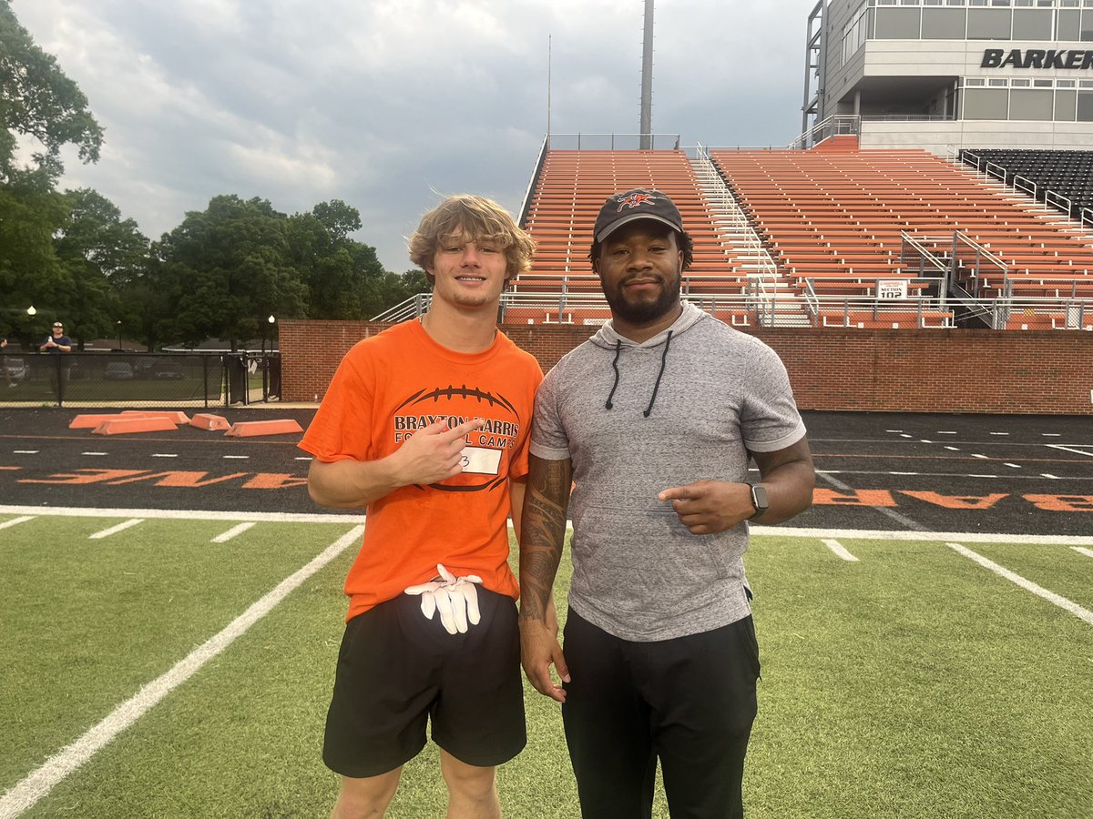 Had a great camp today with <a href="/GoCamelsFB/">Campbell Football</a>

<a href="/ChargerAthletes/">Northwood Athletics</a> <a href="/larrydace/">Larry Dace, III</a> <a href="/CoachRidings/">Mike Ridings</a>