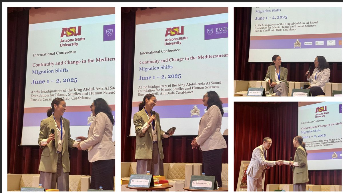Sam Cherribi (@cherribisam) on Twitter photo A powerful start to our #MediterraneanConference in Casablanca—scholars, artists, & leaders gathered at the Porte of Africa.
Honored Dean @BKrauthammer with the inaugural Women Choice Leadership Award & <a href="/EmoryEconomics/">Emory Economics</a> <a href="/emorycollege/">Emory College</a> <a href="/USEmbMorocco/">U.S. Embassy Morocco</a> A powerful start to our #MediterraneanConference in Casablanca—scholars, artists, & leaders gathered at the Porte of Africa.
Honored Dean @BKrauthammer with the inaugural Women Choice Leadership Award & <a href="/EmoryEconomics/">Emory Economics</a> <a href="/emorycollege/">Emory College</a> <a href="/USEmbMorocco/">U.S. Embassy Morocco</a>