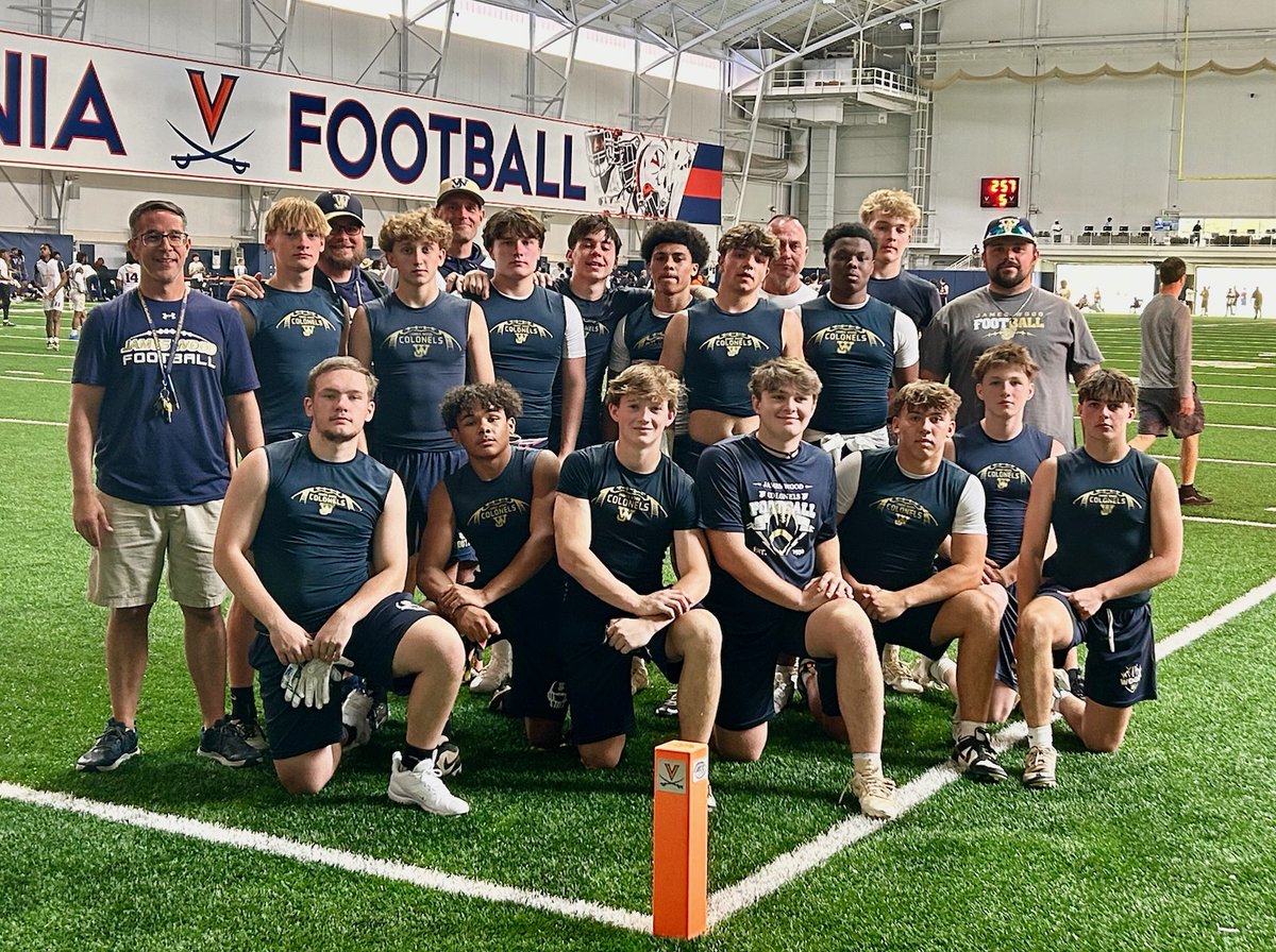 JW Colonels Football (@jameswoodfb) on Twitter photo We had a great time <a href="/UVAFootball/">Virginia Football</a>. Great competition! Thank you <a href="/Coach_TElliott/">Tony Elliott</a> <a href="/Coach_Rud/">Coach Rud</a> <a href="/jsperos/">Justin Speros</a> extremely well ran event! We had a great time <a href="/UVAFootball/">Virginia Football</a>. Great competition! Thank you <a href="/Coach_TElliott/">Tony Elliott</a> <a href="/Coach_Rud/">Coach Rud</a> <a href="/jsperos/">Justin Speros</a> extremely well ran event!