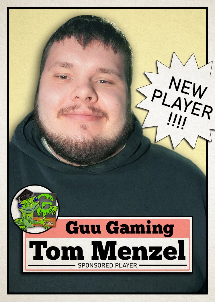 I am VERY happy to announce our newest player Tom Menzel!