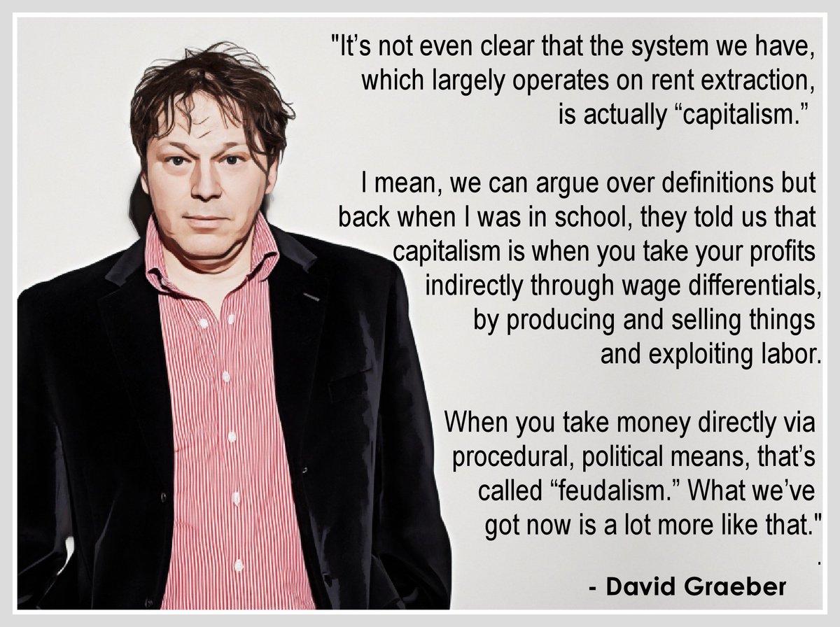Margaret Thatcher and Ronald Reagan promised we'd be all better off.

But we just ended up poorer with a system that resembles Feudalism.