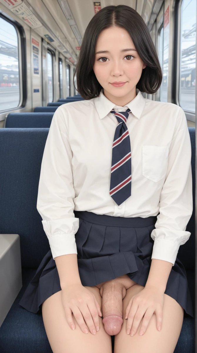 ああん♡

娘の制服勝手に借りて電車乗って、チンポ丸出し