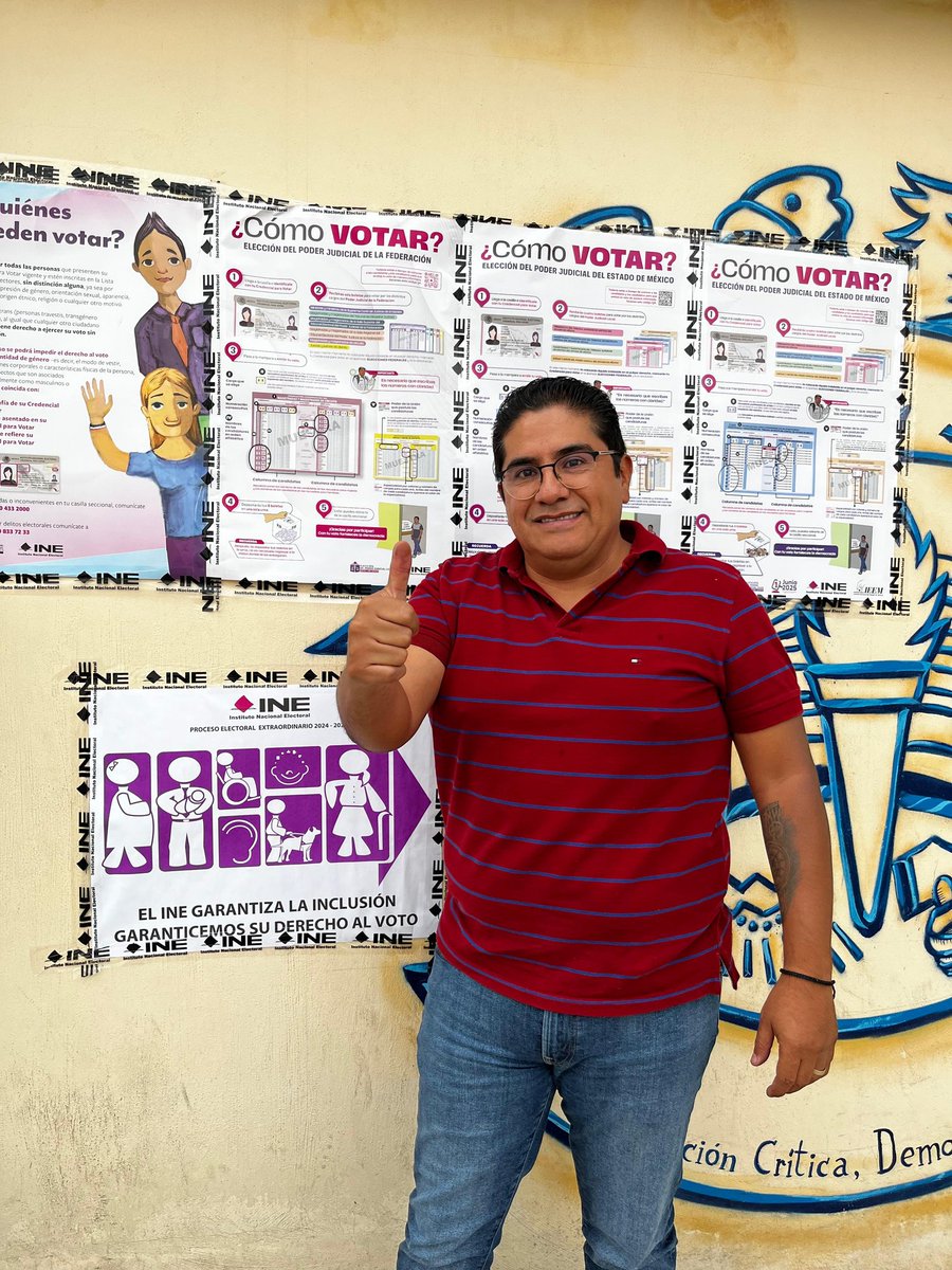 jldnicazo's tweet photo. ¡Ya ejercí mi derecho al voto! 🗳️

Participar en este proceso histórico es un acto de compromiso con la justicia, con la democracia y con el futuro de nuestro país.

Hoy voté con la firme convicción de que sí es posible construir un Poder Judicial más humano y cercano. https://t.co/vL6wCmWj8W