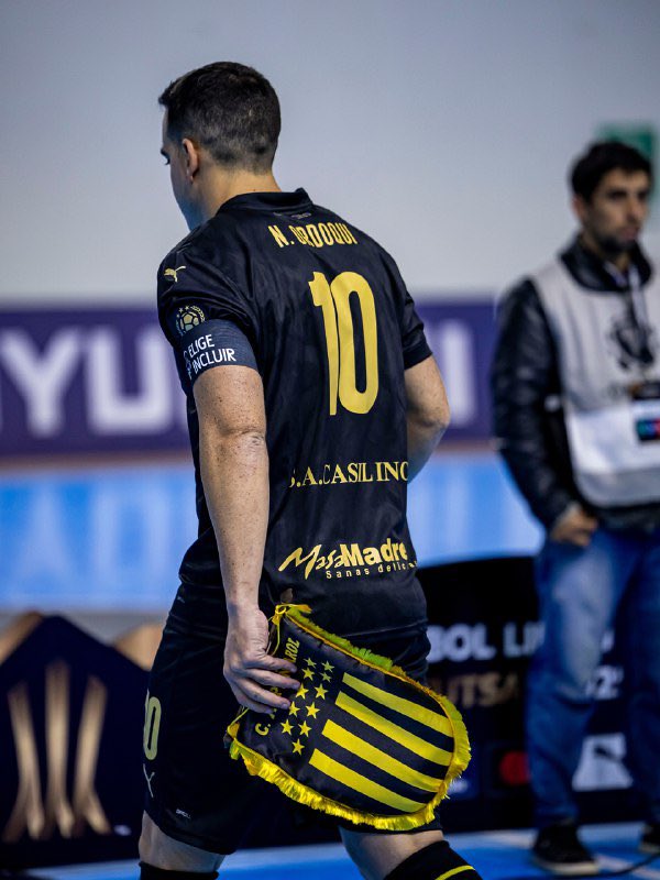 ©️Cuándo decís Peñarol Fútbol Sala todos mencionan a Nicolás Ordoqui

🔟 Emblema de este equipo carbonero 

👟Hoy anotó un tanto en la final 

🏆 Se merecía más que nadie esta Libertadores tras ganar 10 títulos locales con el carbonero
