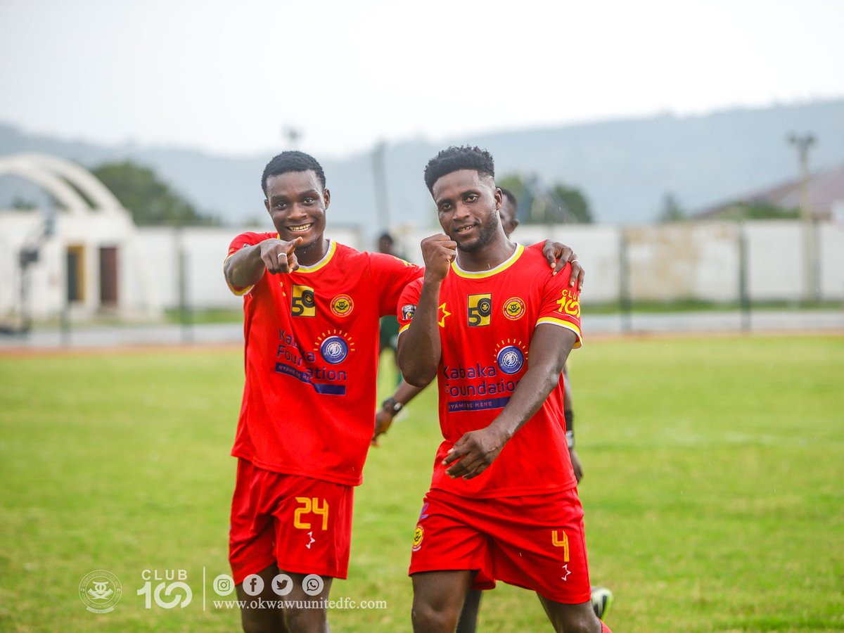 OkwawuUnitedFC's tweet photo. 🗣️ We Rise Together.🔴⚪️🟡

“Time for our Last Dance”🌪️ 

Full Time || Okwawu 2-2 Rainmasters 
⚽️ Pen (Mo’Alhassan)
⚽️ (Mahama) 

#AsaaseAban🔥

#yentigyae👊🏿

#okwawurainmasters #accessbankdolwk30 #proudaban #aban50 #okwawuisgolden #Fan4all #WeAreAllFans #letourstarsshine💫 https://t.co/Ew7bp4YynL