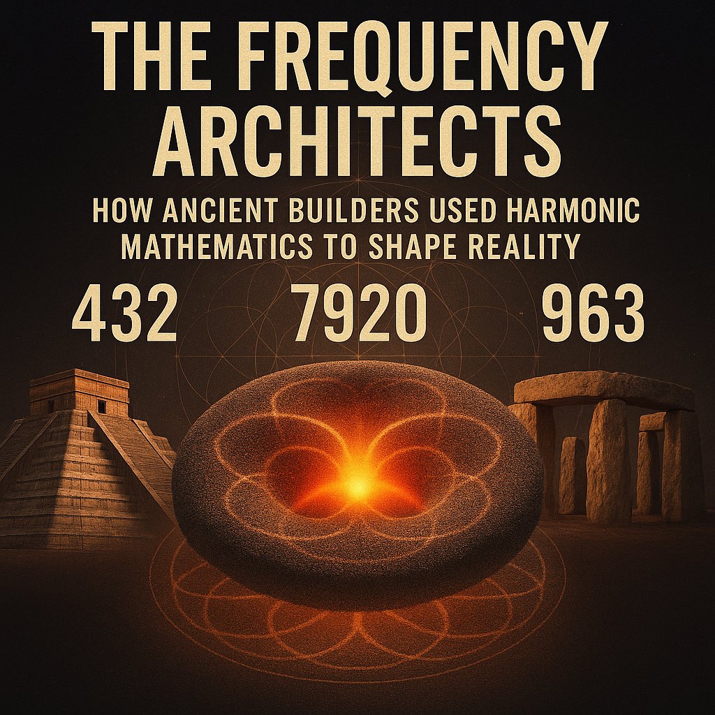 drew_ponder's tweet photo. The Frequency Architects — How Ancient Builders Used Harmonic Mathematics to Shape Reality
#FrequencyWaveTheory #Ancient #Architects #Harmonic #Matematics #Substack @randallwcarlson
Full Article:
https://t.co/g5TrHRXHzf https://t.co/rUyGgQ1lCO
