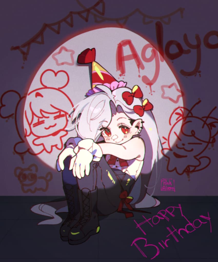👽 Pink Alien 🎀 | (0/5) (@ponky_alien) on Twitter photo happy birthday <a href="/AglayaCorL/">💥「Aglaya CorL 」🩸2026 VTUBER COMMI OPEN</a> , you are a great friend and inspiration🐈✨🫶💕I love you meow happy birthday <a href="/AglayaCorL/">💥「Aglaya CorL 」🩸2026 VTUBER COMMI OPEN</a> , you are a great friend and inspiration🐈✨🫶💕I love you meow