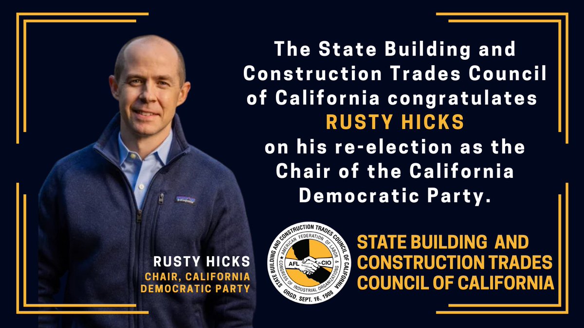 California Building Trades Council tweet media