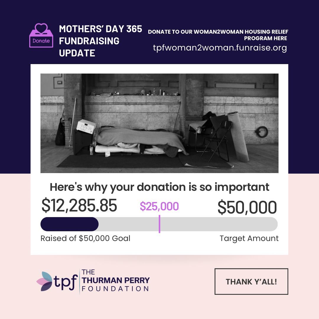 Help us keep mothers off the street nationwide!

Our MOTHER’S DAY 365 program provides baby formula, clothing, and rent/mortgage relief for returning mothers! 

Funding has been eliminated due to Trump’s attacks on our private grantors. 

ANYTHING helps —&gt; Tpfwoman2woman.funraise.org