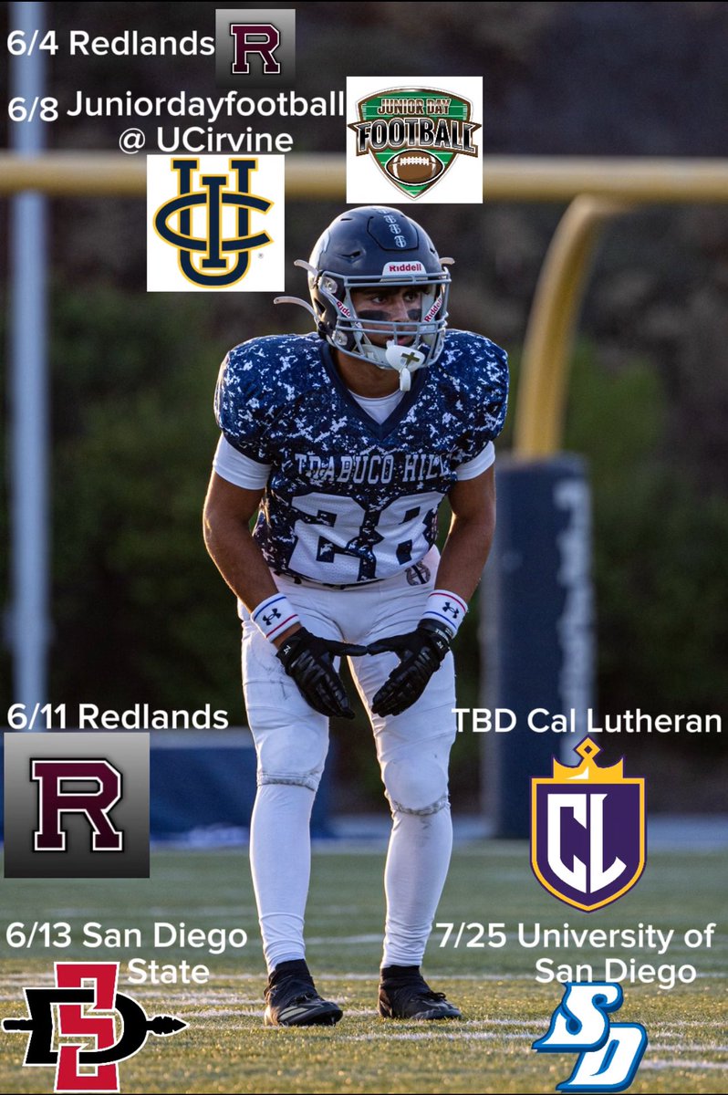 Ari Mohebi (@arianmohebi7) on Twitter photo Camp season is here! Can’t wait to compete, see new campuses, meet coaches, and showcase my talent! <a href="/THHS_Football/">THHS_Football</a> <a href="/Nolan_Football/">Coach Mark Nolan</a> <a href="/CoachRodBrown/">Rodney Brown</a> <a href="/CoachWesNurse/">Wes Nurse</a> <a href="/CoachDaniels06/">Coach Daniels</a> <a href="/LOGGER_LBCOACH/">UPS Loggers Coach Jeff Schmidt</a> <a href="/CoachBobbyJay/">Bobby Jay</a> <a href="/the_BBoyd/">Benny Boyd</a> <a href="/CoachCless/">Marvin Clecidor</a> <a href="/CoachWulff/">Paul Wulff</a> <a href="/realBradStrate/">Brad Strate</a> <a href="/CoachMHarris79/">Michael C. Harris</a> Camp season is here! Can’t wait to compete, see new campuses, meet coaches, and showcase my talent! <a href="/THHS_Football/">THHS_Football</a> <a href="/Nolan_Football/">Coach Mark Nolan</a> <a href="/CoachRodBrown/">Rodney Brown</a> <a href="/CoachWesNurse/">Wes Nurse</a> <a href="/CoachDaniels06/">Coach Daniels</a> <a href="/LOGGER_LBCOACH/">UPS Loggers Coach Jeff Schmidt</a> <a href="/CoachBobbyJay/">Bobby Jay</a> <a href="/the_BBoyd/">Benny Boyd</a> <a href="/CoachCless/">Marvin Clecidor</a> <a href="/CoachWulff/">Paul Wulff</a> <a href="/realBradStrate/">Brad Strate</a> <a href="/CoachMHarris79/">Michael C. Harris</a>