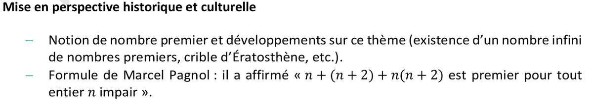 jy_labouche's tweet image. Pas de nombres premiers, ni en 4e ni ailleurs, sauf une allusion dans "Mise en perspective historique eu culturelle" en 5e :