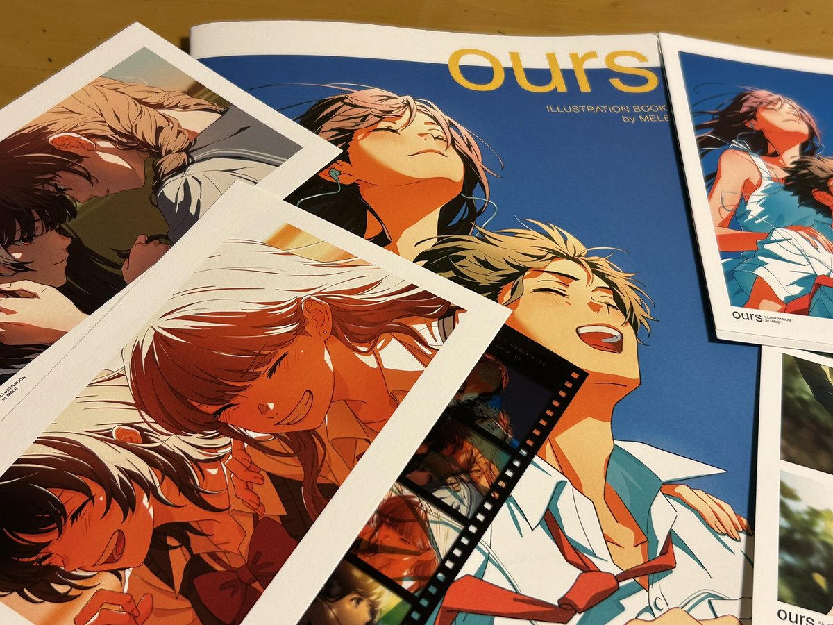 新刊セット、お迎え出来ました。
外れちゃったけど原画の抽選にも参加出来て楽しかった！
#COMITIA152 #メレ #コミティア152
<a href="/mele_ck/">メレ｜コミティア152【A13a】</a>