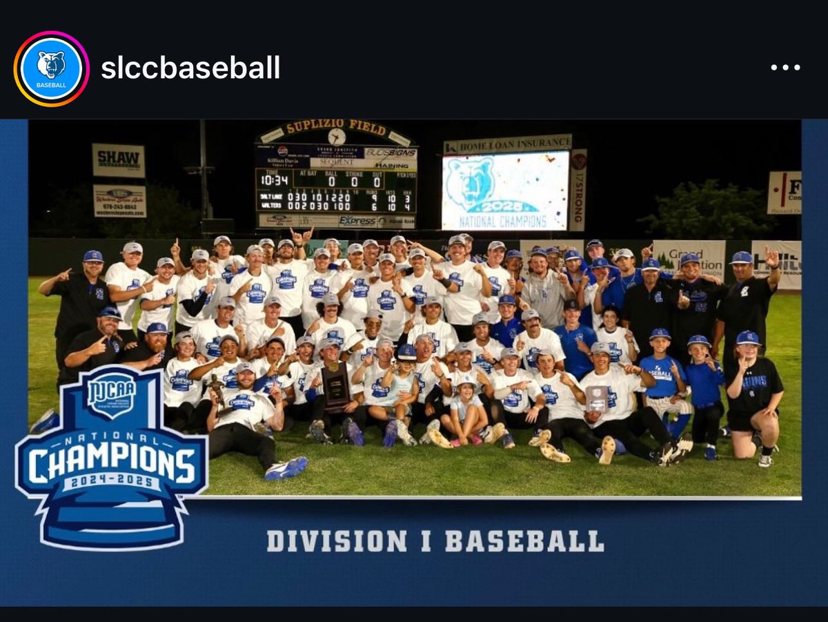 Shout out slcc for winning it.