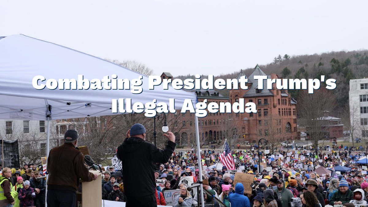SenPeterWelch's tweet image. President Trump has placed this country in a constitutional crisis. His actions have been chaotic and cruel.
To stay updated on my actions to fight back against his illegal agenda, visit my website.
welch.senate.gov/combating-trum…
