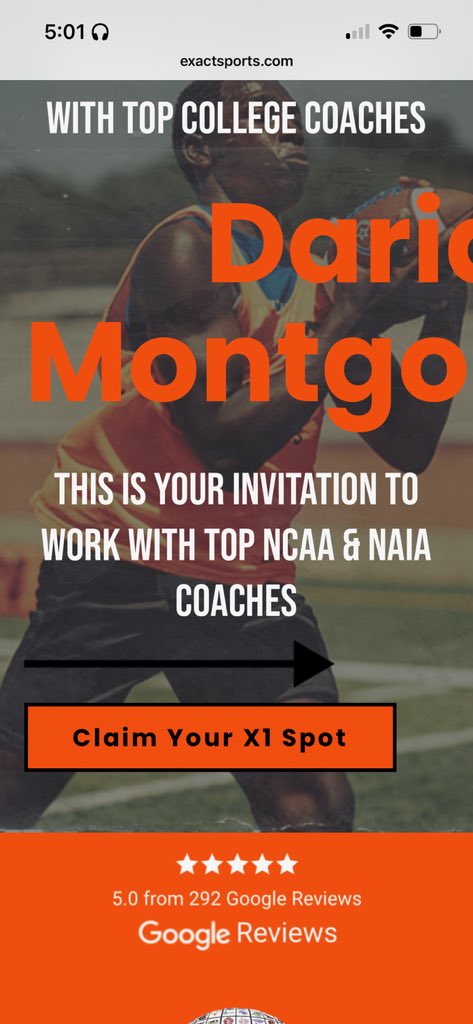 Blessed to receive an invite to work with top college coaches 🙏
Every rep matters. Every opportunity counts.
#FaithWorkResults #ExactSports #SlotWR