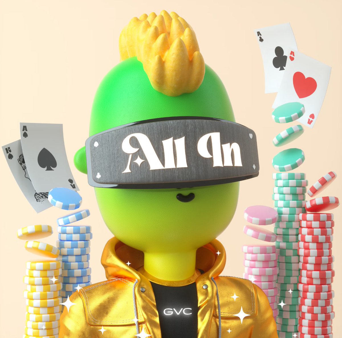 Golden Mohawk.  Golden Jacket.  All in, baby.  Let’s vibe 🤙🏼 <a href="/GoodVibesssClub/">Good Vibes Club 🤙</a>