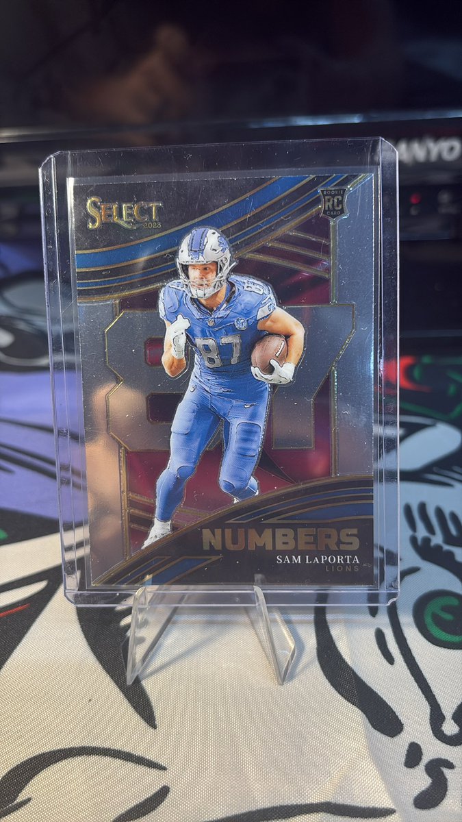 Card post 147- Sam LaPorta Numbers 

Price -$1 

#THFPro #TheHobbyFamily #thehobby #TheHobby #whodoyoucollect #fyp #buy #invest #deals #hobbyretweet #tothemoon