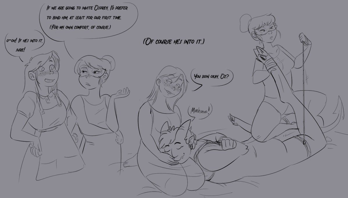 ClawfulGood's tweet photo. Osprey, Rosie, and Loretta's first time spending a night together (1/3) https://t.co/0PoLSy6OXZ
