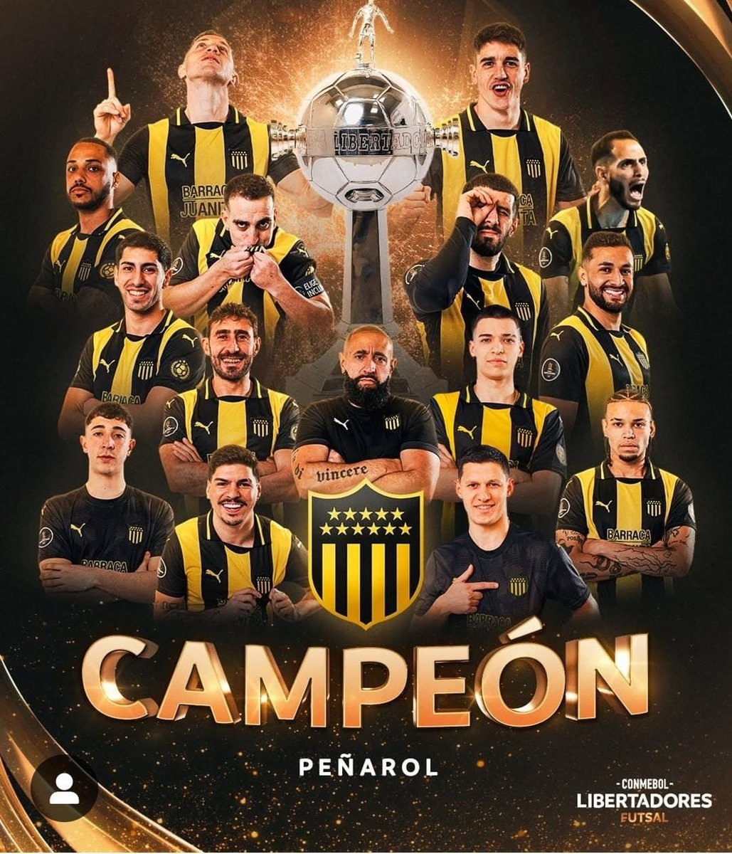 Peñarol Padre y Decano, campeones de América en:

Fútbol (5)
Basketball (1)
Rugby (2)
Fútbol Sala (1)
Sub 20 (1)