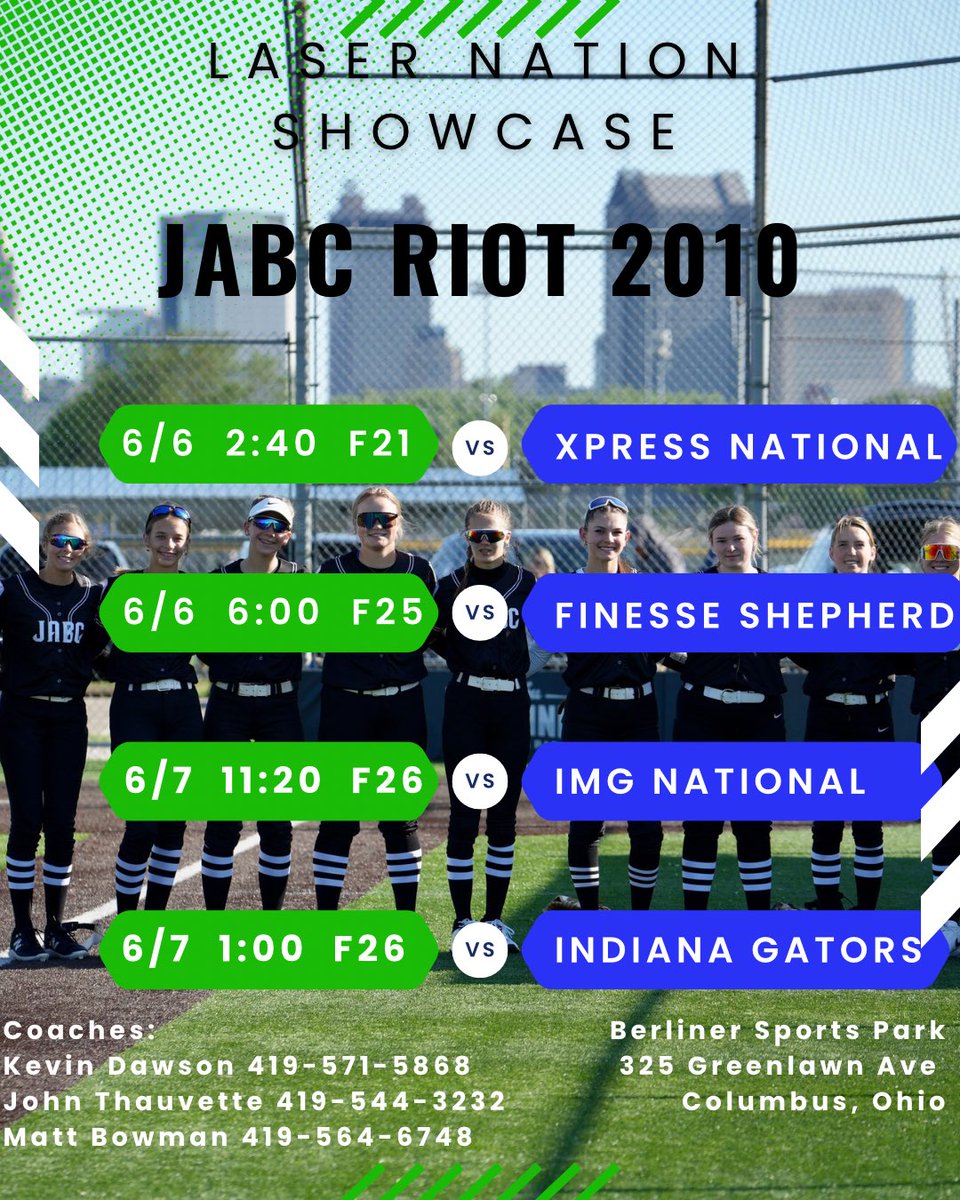 Ellie Dawson 2028 (@elliedawson2028) on Twitter photo Our team jumped up to 16u for the weekend and went 7-0 on the way to the championship in the 16 team event. Had an absolute blast!! Can’t wait for Laser Nation Showcase next weekend. Schedule attached. See you Friday!
<a href="/AshlandUSball/">Ashland University Softball</a> <a href="/CoachPena_BSU/">Helen Peña</a> <a href="/BGSUSoftball/">BGSU Softball</a> Our team jumped up to 16u for the weekend and went 7-0 on the way to the championship in the 16 team event. Had an absolute blast!! Can’t wait for Laser Nation Showcase next weekend. Schedule attached. See you Friday!
<a href="/AshlandUSball/">Ashland University Softball</a> <a href="/CoachPena_BSU/">Helen Peña</a> <a href="/BGSUSoftball/">BGSU Softball</a>