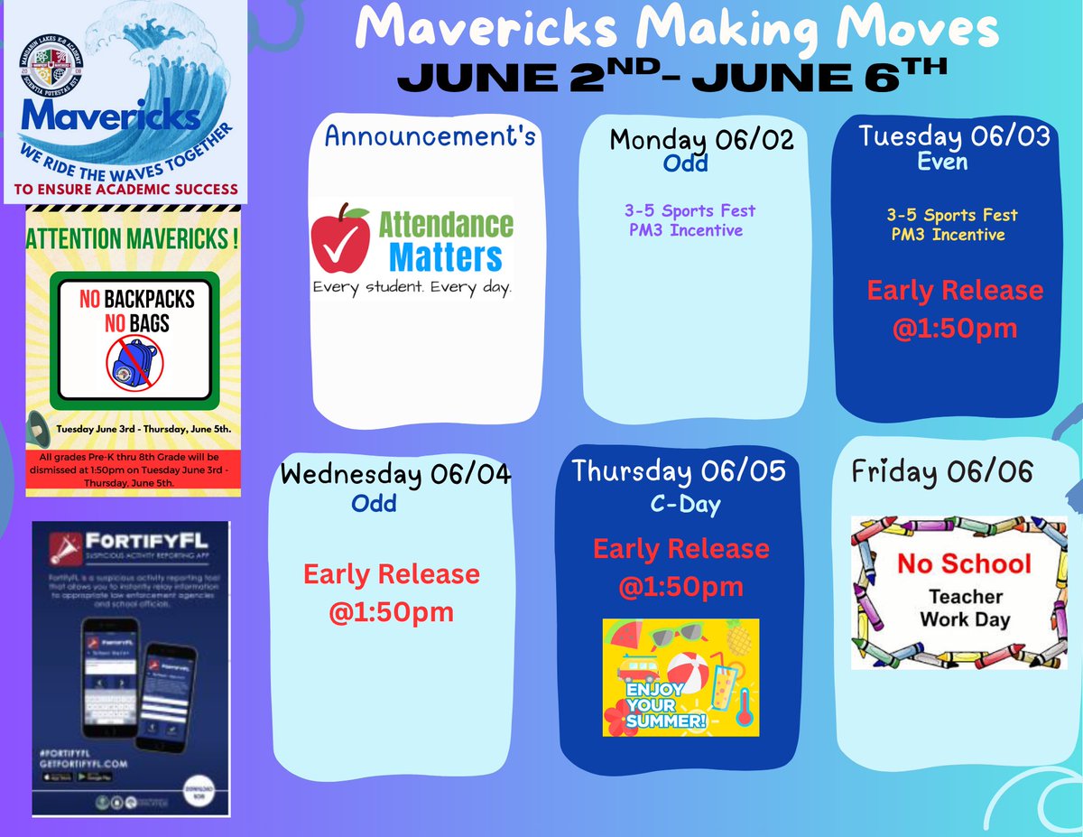 Mandarin Lakes K-8 (@mandarink8) on Twitter photo Mavericks, it’s time to kick off a week of meaningful learning! 🌎📚💡 Remember, being present and on time sets the tone for success. Let’s make it a great week! 💪 #weridethewavetogether #YourBestChoiceMDCPS <a href="/MDCPSSouth/">South Region Office</a> <a href="/MDCPS/">Miami-Dade Schools</a> <a href="/SuptDotres/">Jose L. Dotres, Ed.D.</a> <a href="/calonaka/">Calondria E. Williams</a> Mavericks, it’s time to kick off a week of meaningful learning! 🌎📚💡 Remember, being present and on time sets the tone for success. Let’s make it a great week! 💪 #weridethewavetogether #YourBestChoiceMDCPS <a href="/MDCPSSouth/">South Region Office</a> <a href="/MDCPS/">Miami-Dade Schools</a> <a href="/SuptDotres/">Jose L. Dotres, Ed.D.</a> <a href="/calonaka/">Calondria E. Williams</a>