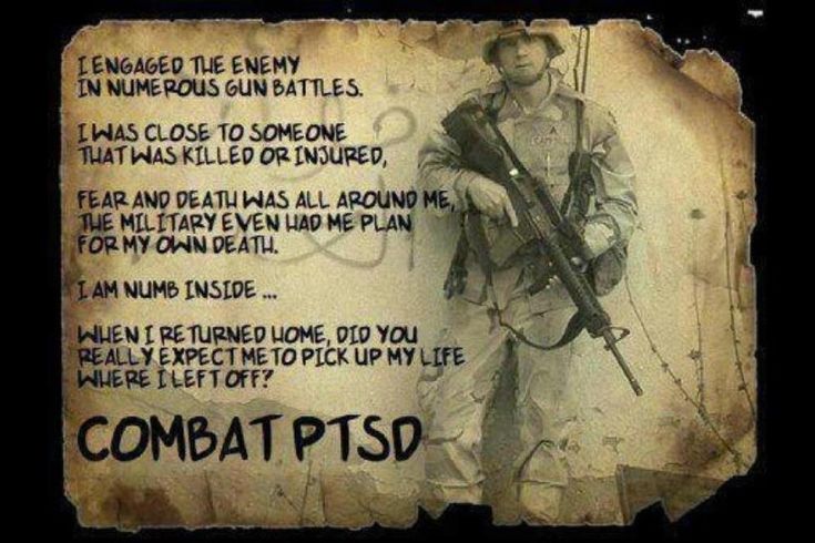 June is Combat and Veterans PTSD Awareness Month !
You don't have to fight battle alone. Talk to us. 
Veterans Crisis line: 988, then press 1.