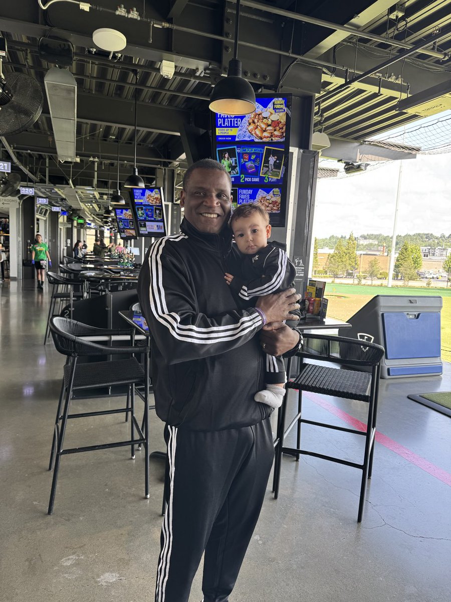 My grandson Andre’s and I twinning today!