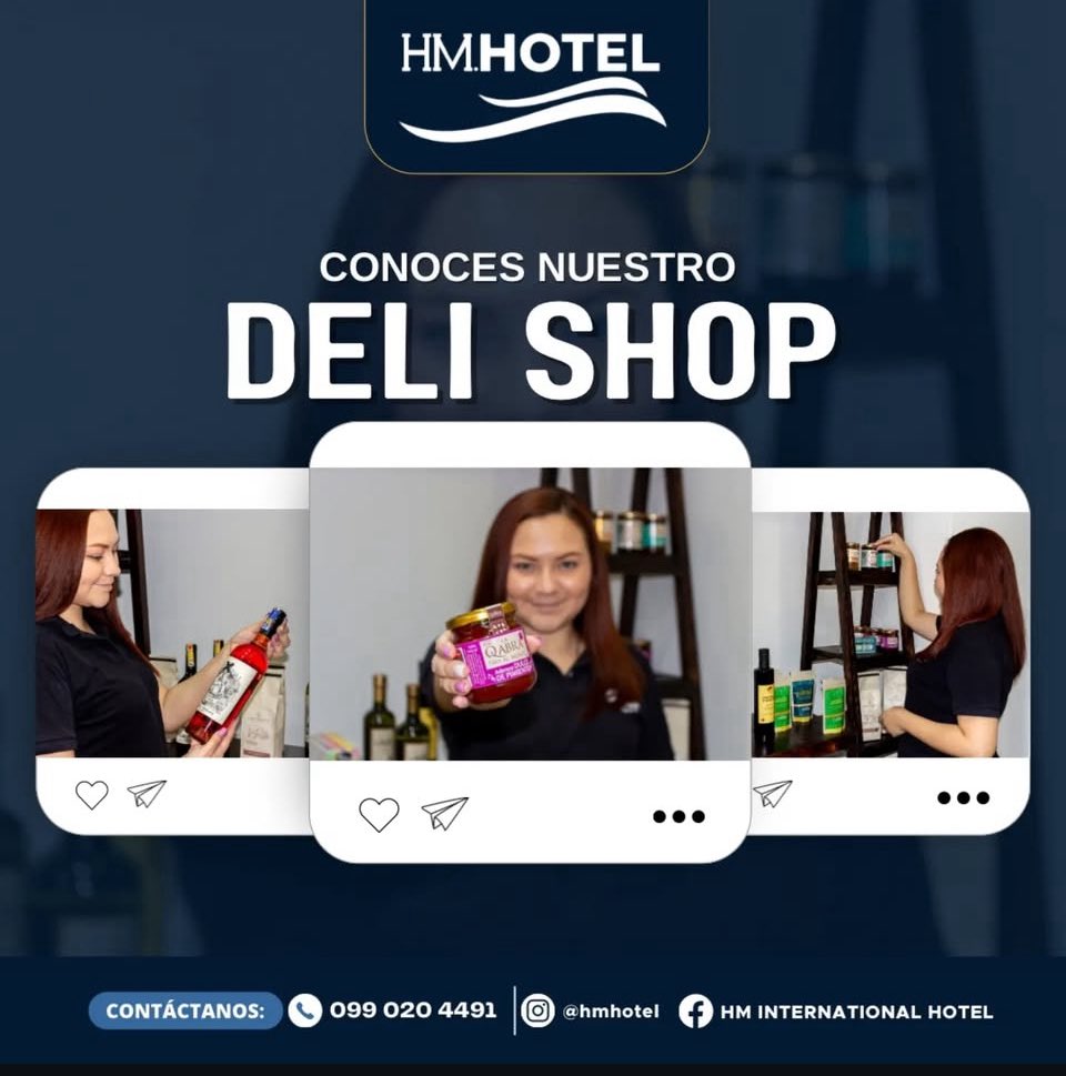 ✨ Vive Guayaquil al máximo en HM Hotel 🏨
Descansa, disfruta de comodidad total y déjate sorprender por nuestra aventura gastronómica 🍽️
¡Tu experiencia perfecta comienza aquí!
📍Ubicados en el corazón de la ciudad
#Guayaquil #HMHotel

📲 Teléfono
099 020 4491
098 741 4603