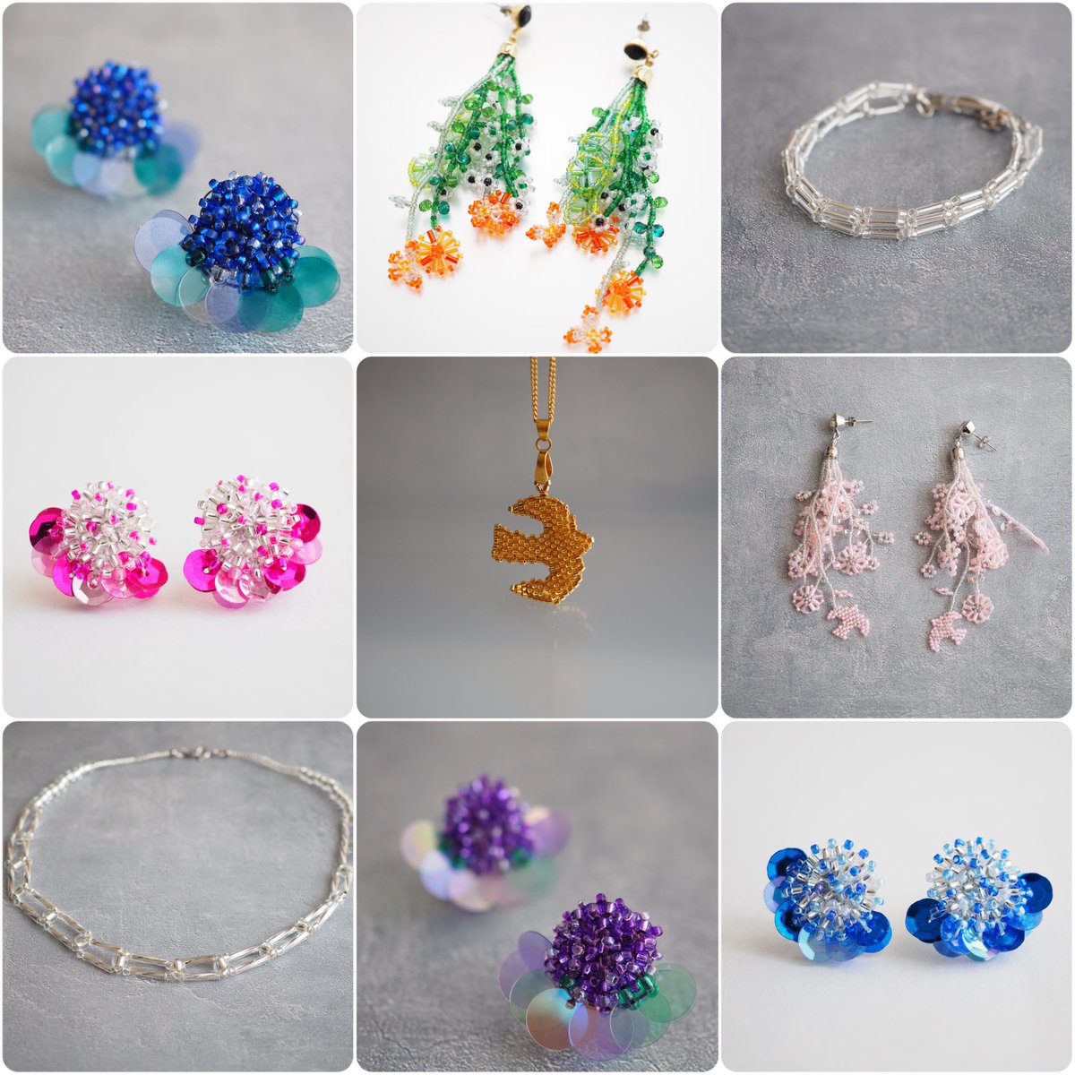 #6月になったのでフォロワーさんに自己紹介しようぜ

ビーズアクセサリーを作っています。
シンプルなものから、繊細で複雑なものまで色々シリーズもあるので、良かったらみてください↓

minne.com/@beadspan