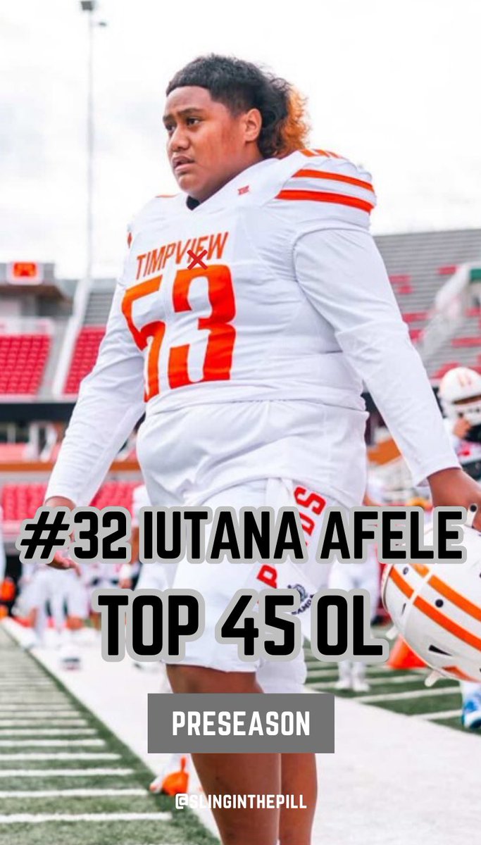 Slingin’ the Pill Media™️ (@slinginthep) on Twitter photo NUMBER 32: <a href="/IutanaA/">Iutana Afele</a> out of <a href="/T_BirdFootball/">Timpview Football</a> NUMBER 32: <a href="/IutanaA/">Iutana Afele</a> out of <a href="/T_BirdFootball/">Timpview Football</a>